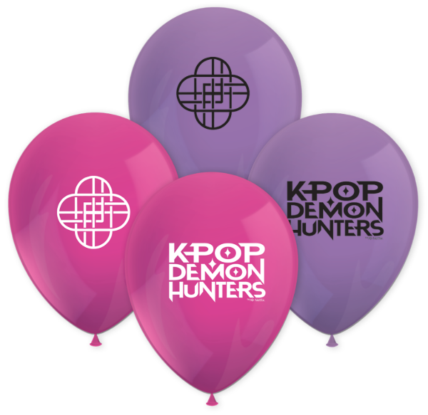 Latexové balonky K-Pop Lovkyně démonů 26 cm/10", 8 ks