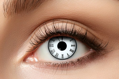 Levně Barevné kontaktní čočky Clock, 3měsíční, 1 pár