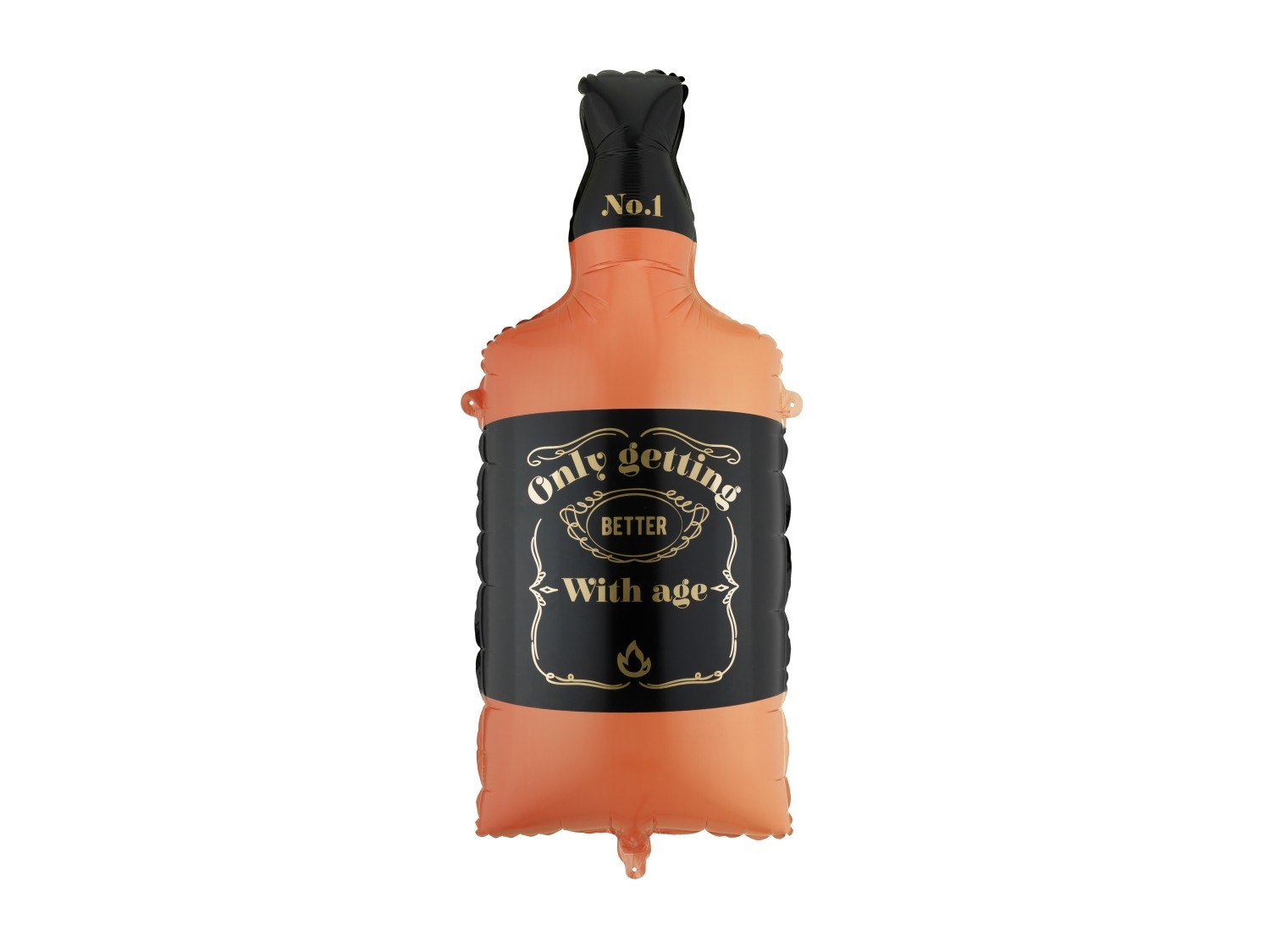 Levně Fóliový balonek láhev whisky Only Getting Better With Age 86 cm