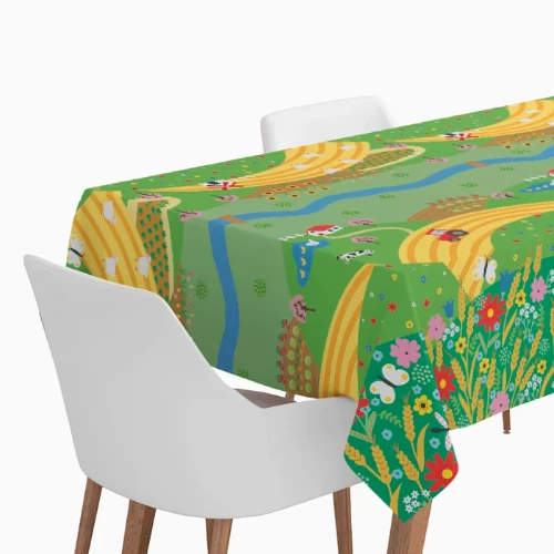 Levně Papírový ubrus Farma – 120 × 180 cm, 1 ks