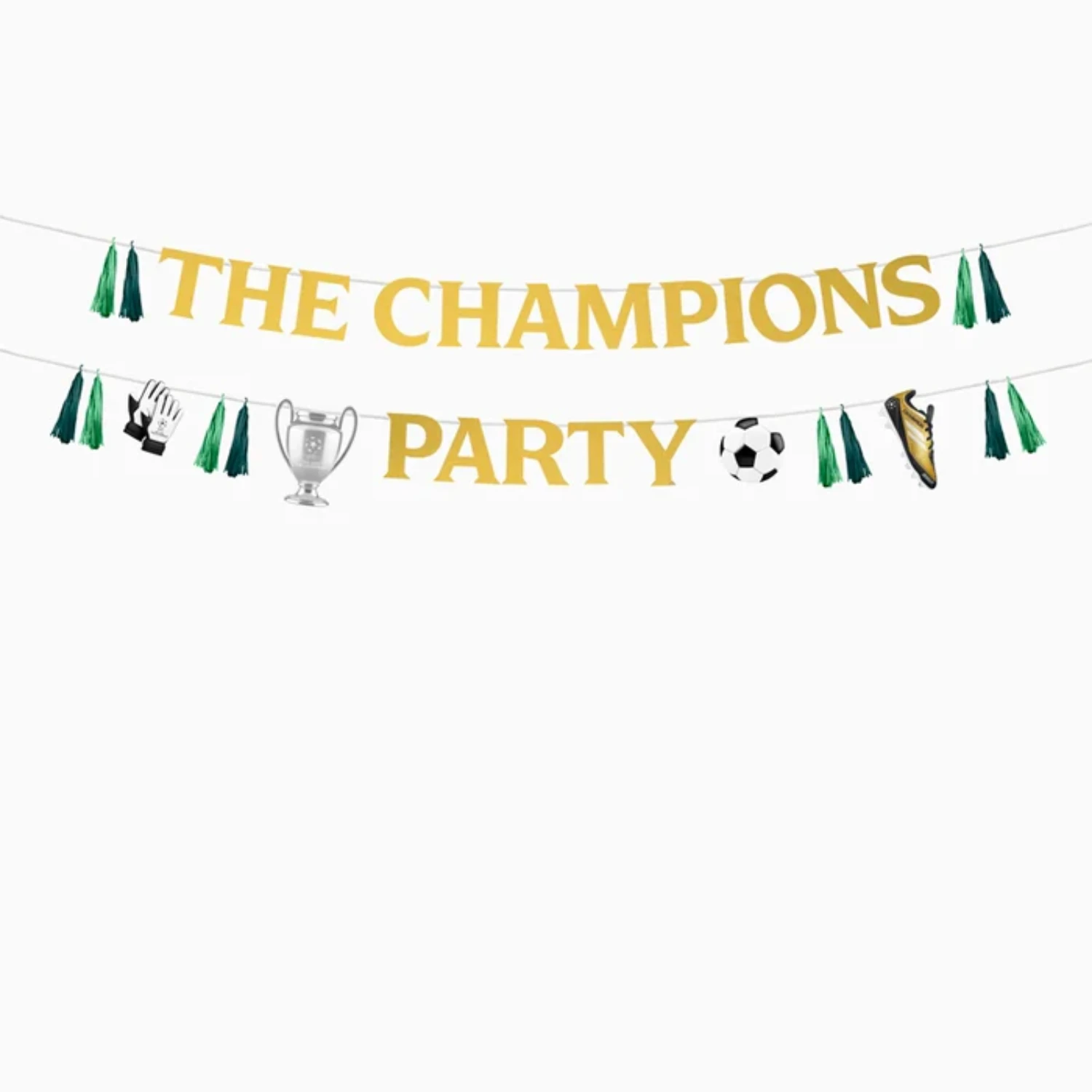 Dvojitá girlanda The Champions Party Fotbal – 3,1 m
