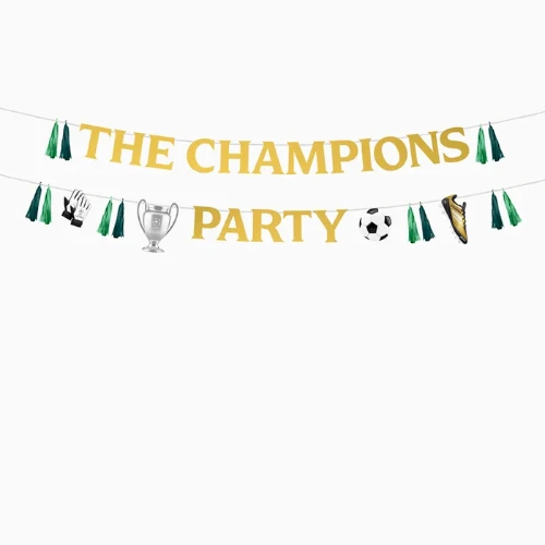 Dvojitá girlanda The Champions Party Fotbal – 3,1 m