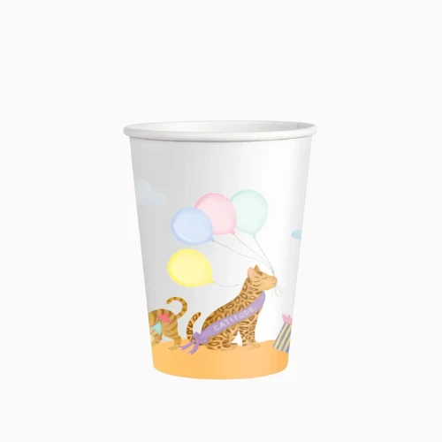 Levně Papírové kelímky Koťátka – 270 ml, 10 ks