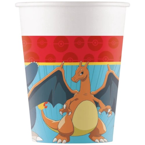 Papírové kelímky Pokémon Next Generation 200 ml, 8 ks
