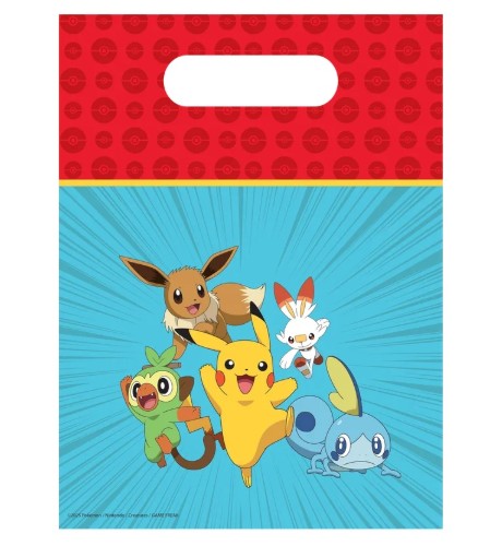 Levně Dárkové tašky Pokémon Next Generation, 6 ks