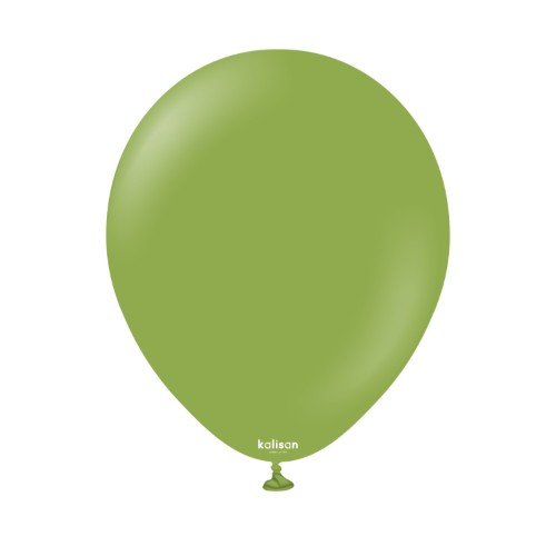 Levně Balonky zelené Matcha, Standard Matcha 13 cm/5", 50 ks