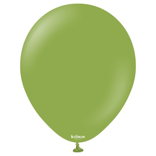 Levně Balonky zelené Matcha, Standard Matcha 30 cm/12", 50 ks