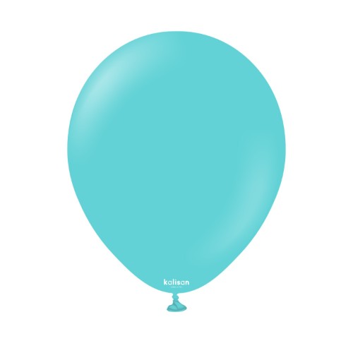 Levně Balonky světle tyrkysové Aqua, Standard Aqua 13 cm/5", 50 ks