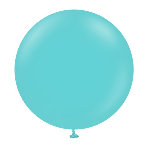 Levně Balonek světle tyrkysový Aqua, Standard Aqua 60 cm/24"