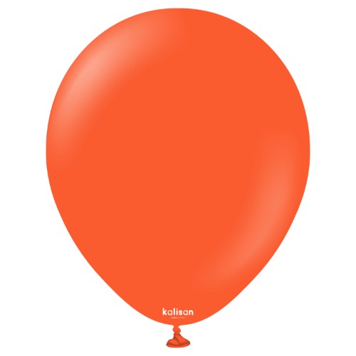 Levně Balonky oranžové, Standard Flame Orange 30 cm/12", 50 ks