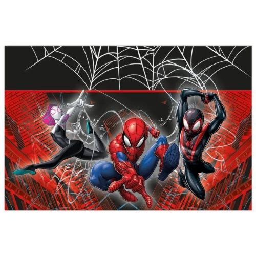 Levně Plastový ubrus Spiderman World of Webs 120 × 180 cm