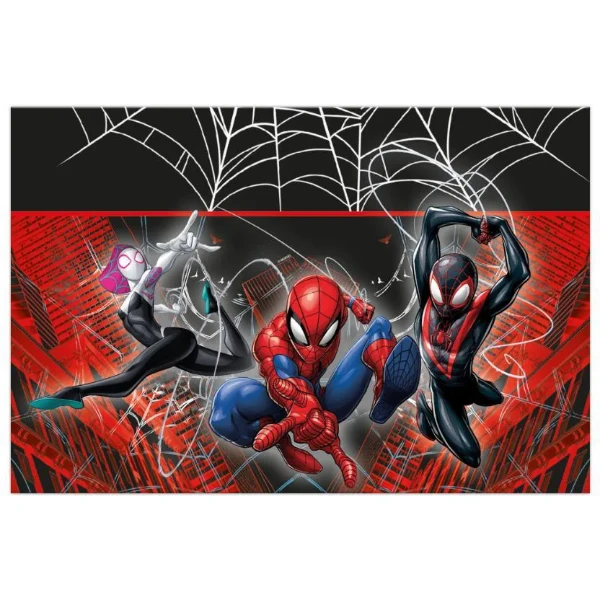 Plastový ubrus Spiderman World of Webs 120 × 180 cm
