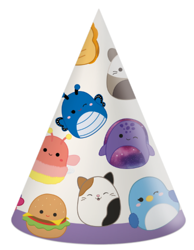 Levně Párty čepičky Squishmallows, 6 ks