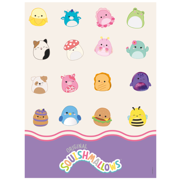 Plastový ubrus Squishmallows 120 × 180 cm