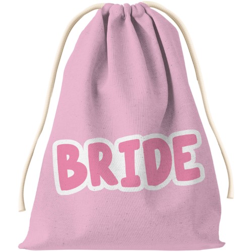 Levně Dárkový vak Bride She Said Yaasss růžový