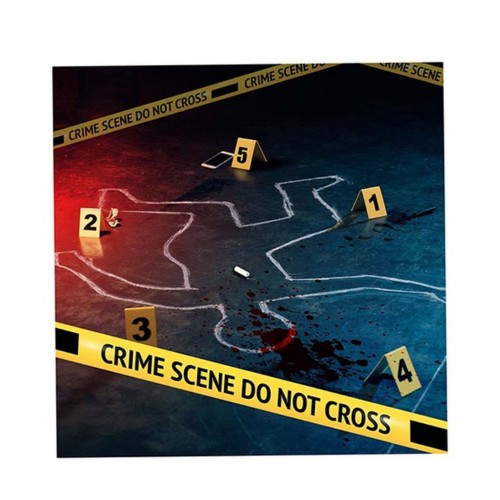 Sada dekorací Crime Scene – místo činu, páska 9 m