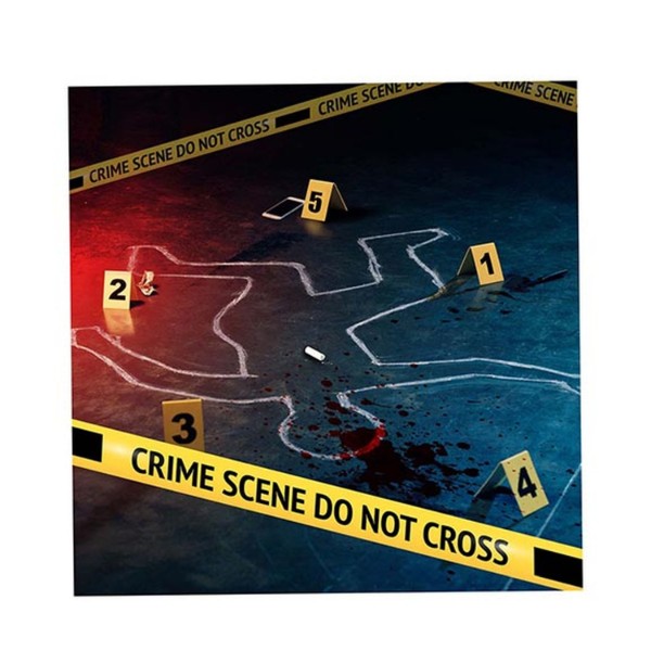 Sada dekorací Crime Scene – místo činu, páska 9 m