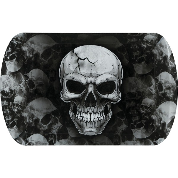 Plastový podnos Lebky Halloween – 39 x 24 cm