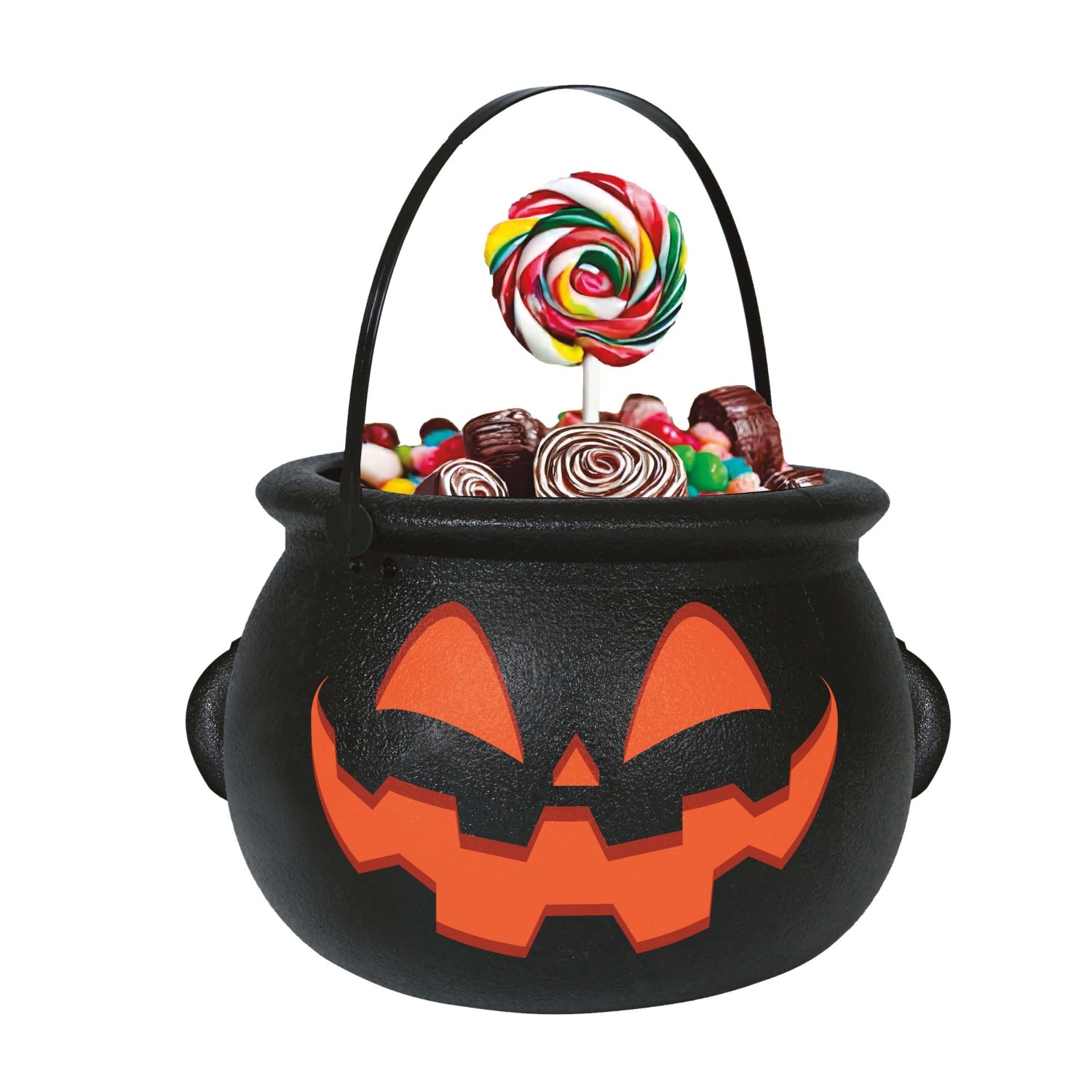 Levně Halloween kotlík na sladkosti dýně – 16 x 20 cm