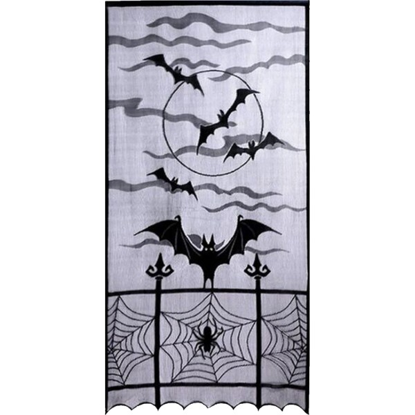 Halloweenská okenní dekorace Netopýři 102 × 213 cm