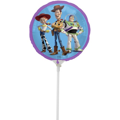 Mini balónek na tyčku - Toy Story 23 cm