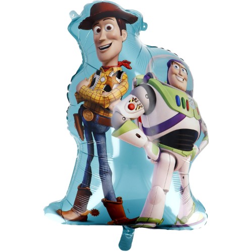 Levně Fóliový balonek Woody a Buzz Rakeťák Toy Story 63 cm