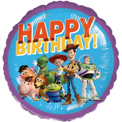 Fóliový balonek Toy Story Happy Birthday 45 cm