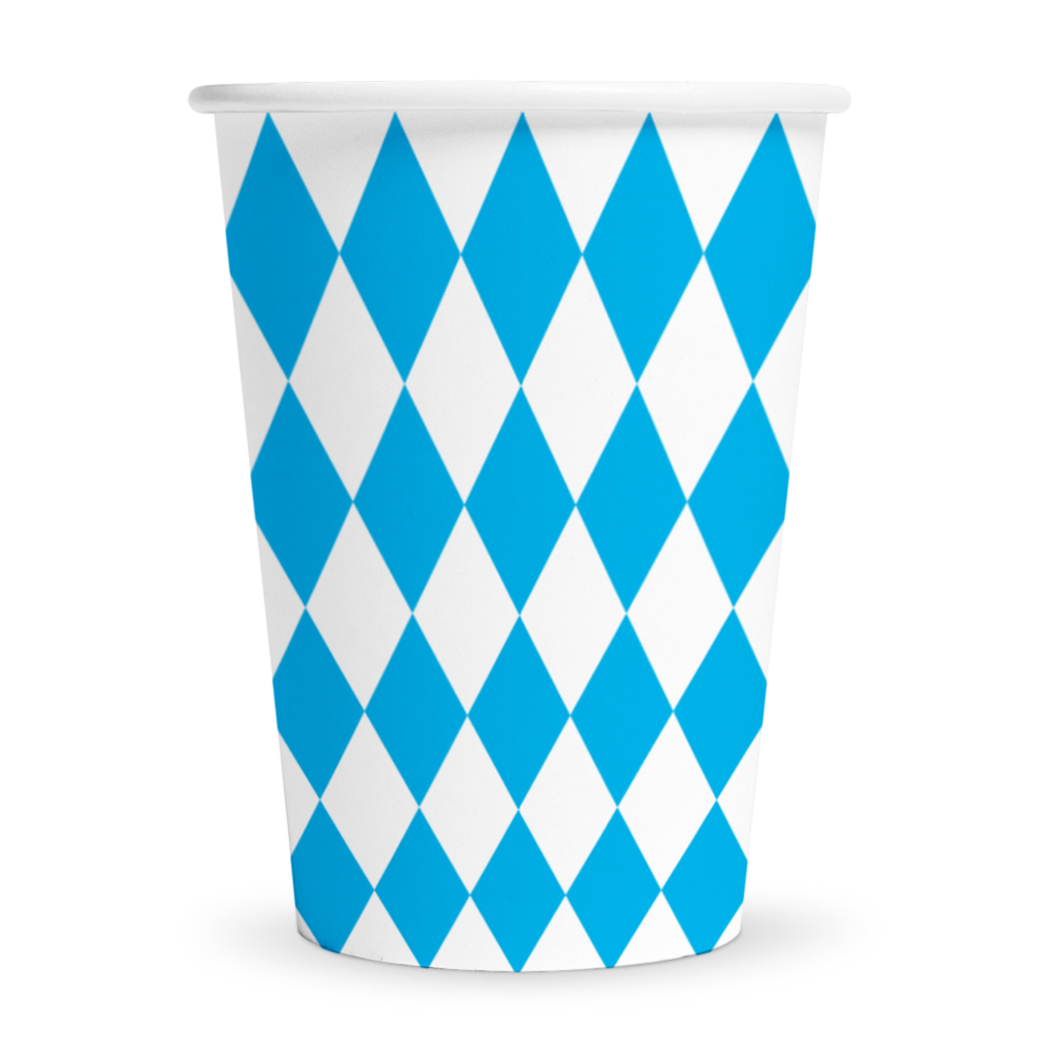 Levně Papírové kelímky Bavaria modré 210 ml, 8 ks