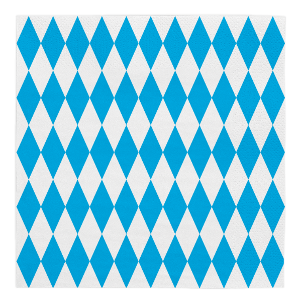 Papírové ubrousky Bavaria modré 33 × 33 cm, 20 ks