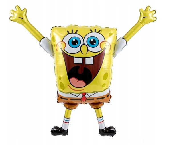 Fóliový balonek SpongeBob v kalhotách 92 cm