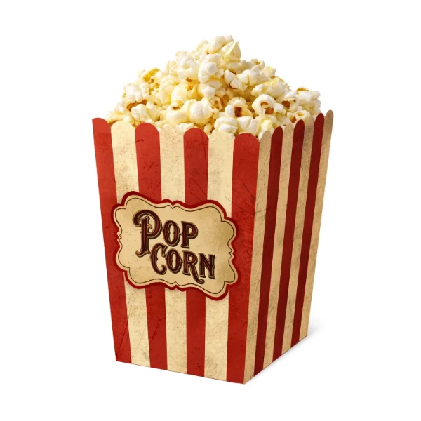 Krabičky na popcorn Halloween Freak Show – 6 ks