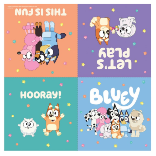 Papírové ubrousky Bluey Hooray – 33 × 33 cm, 16 ks