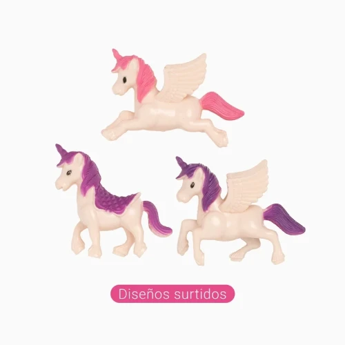 Mini jednorožci do piňaty – mix motivů, 3 ks