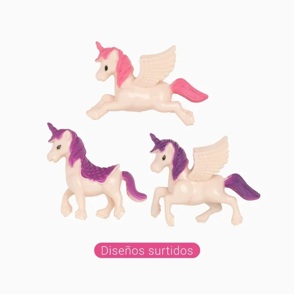Mini jednorožci do piňaty – mix motivů, 3 ks
