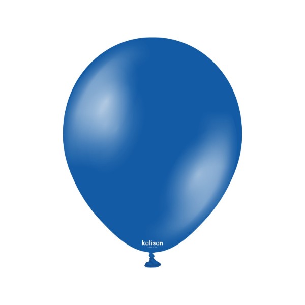 Balonky metalické safírově modré, Metallic Sapphire Blue 13 cm/5", 50 ks