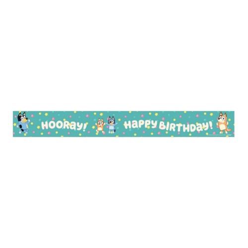 Narozeninový banner Bluey Hooray! Happy Birthday – 1,8 m
