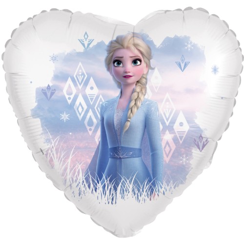 Fóliový balonek srdce Frozen Elsa – 45 cm