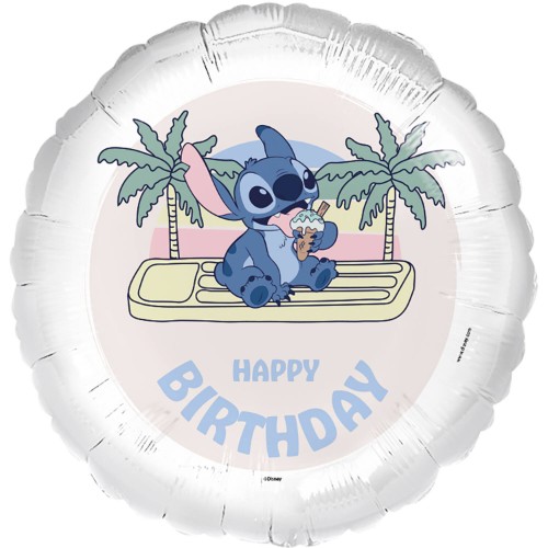 Fóliový balonek Stitch Ice Cream Happy Birthday – 45 cm