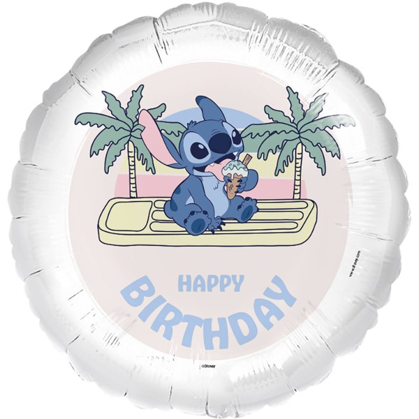Fóliový balonek Stitch Ice Cream Happy Birthday – 45 cm