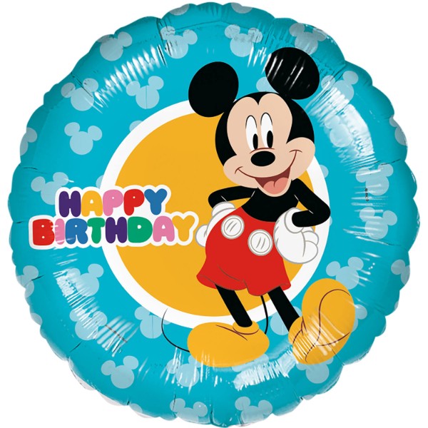 Fóliový balonek Mickey Mouse Happy Birthday – 45 cm