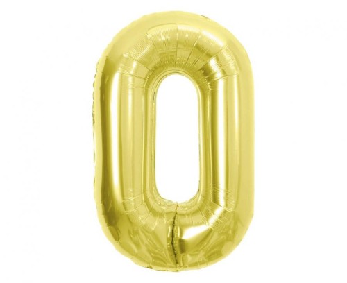 Foliová číslice Light Gold 0 – 85 cm