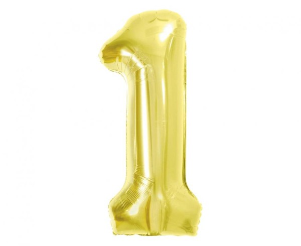 Foliová číslice Light Gold 1 – 85 cm