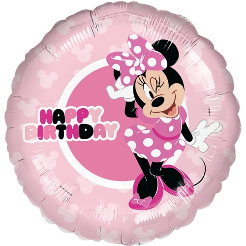 Fóliový balónek Minnie Mouse Happy Birthday – 45 cm