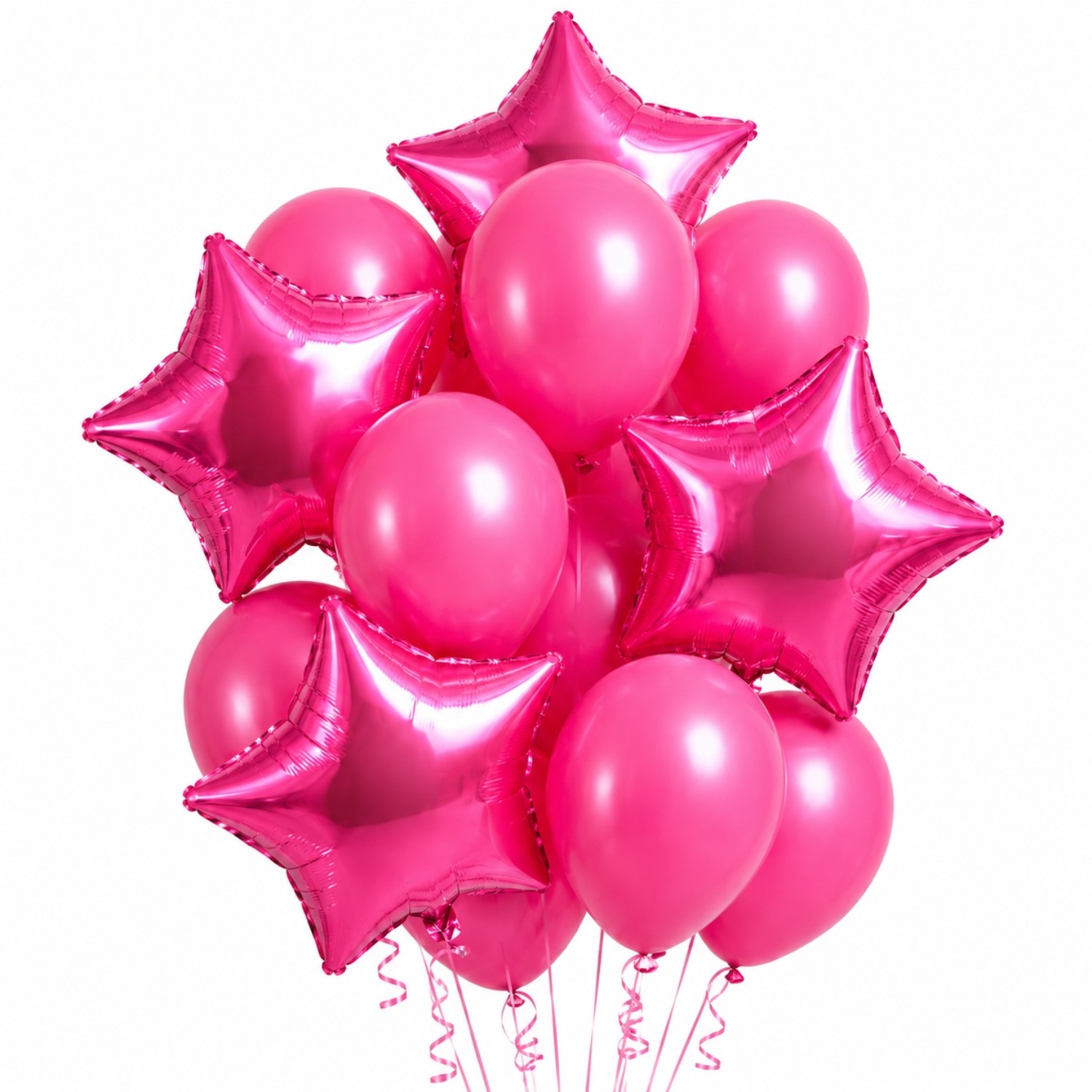 Levně Balonkový buket Hot Pink – 14 ks