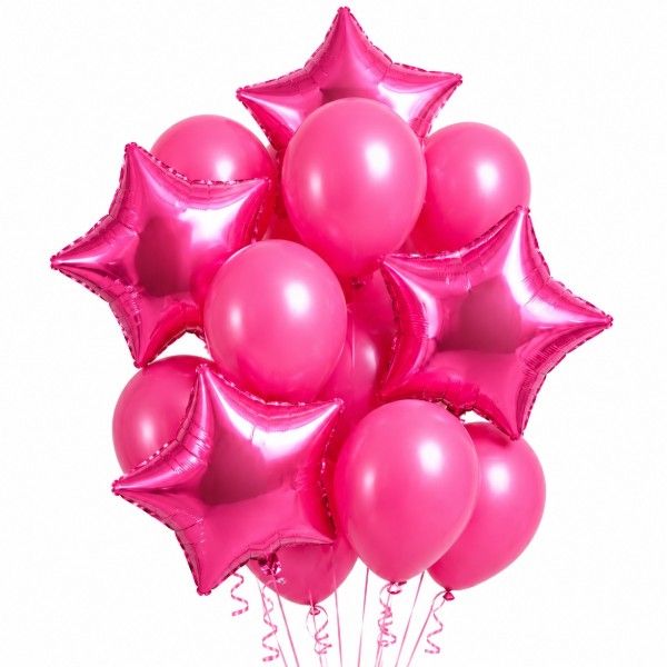 Balonkový buket Hot Pink – 14 ks