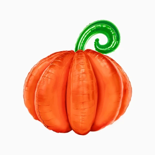 Stojící fóliový balónek 3D Dýně oranžová – 39 cm