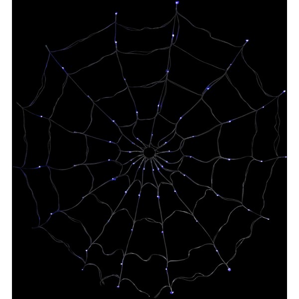 LED světelná pavučina venkovní 120 × 120 cm