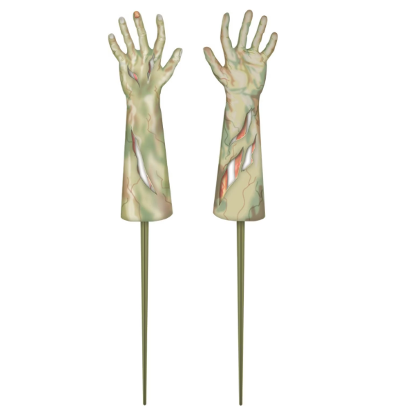 Zombie ruce do zahrady – 65 cm, 2 ks