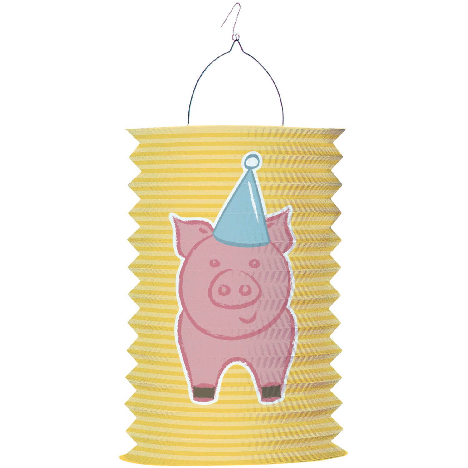 Levně Papírový lampion Farma – prasátko 28 cm
