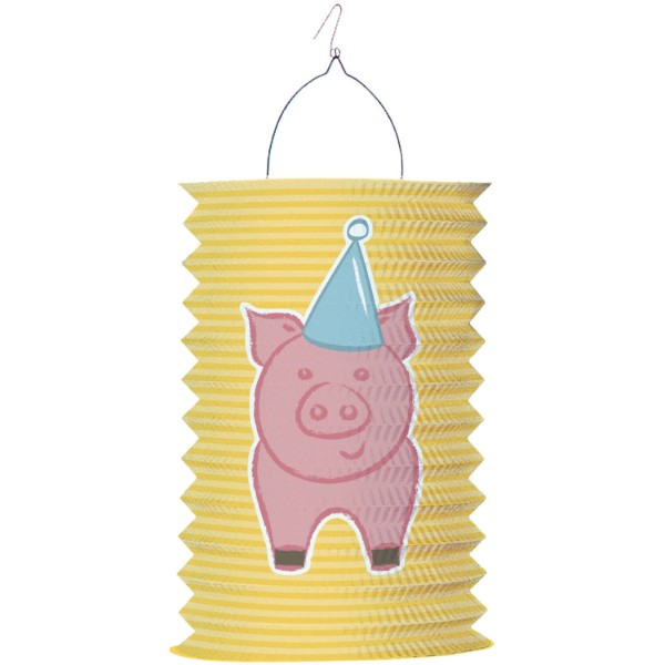 Papírový lampion Farma – prasátko 28 cm